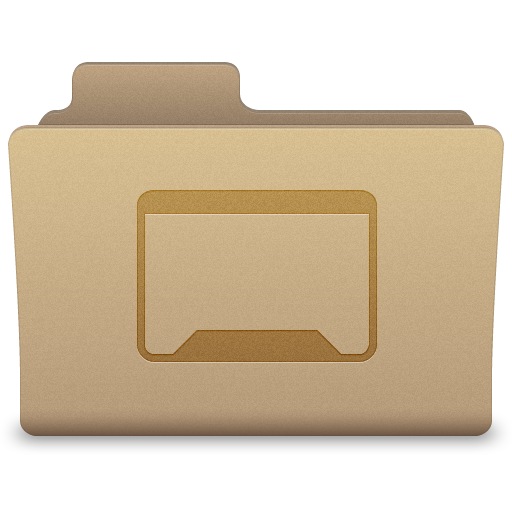 Yellow Desktop Folder Icon 512x512 png