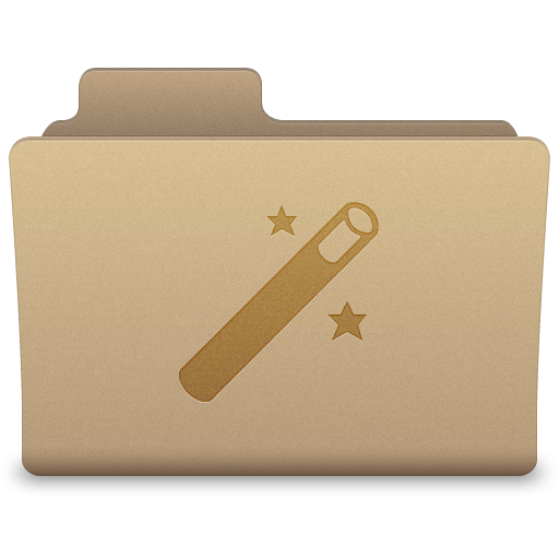 Yellow Magic Folder Icon 512x512 png