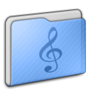 Folder Music Alt Icon 128x128 png