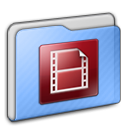 Folder Video Encoder Icon 128x128 png
