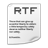 File Rtf Icon