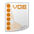 File Vlc Vob Icon 48x48 png