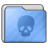 Folder Skull Icon 48x48 png
