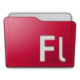 Folder Flash Icon 80x80 png