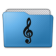 Folder Music Alt Icon 80x80 png