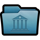 Folder Library Icon 128x128 png