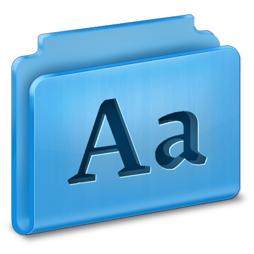 Fonts Icon 512x512 png