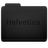 Helvetica Folder Icon