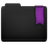 Ribbon Purple Folder Icon