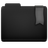 Ribbon Silver Folder Icon 48x48 png
