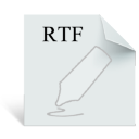 File Text Rtf Icon 128x128 png