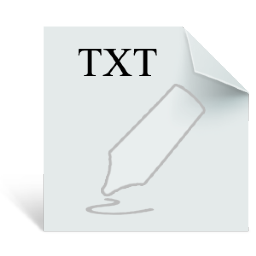 File Text Txt Icon 256x256 png