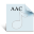 File Audio Aac Icon 32x32 png