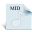 File Audio Mid Icon 32x32 png