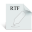 File Text Rtf Icon 32x32 png