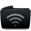 Folder Wi-Fi Icon 128x128 png