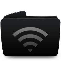 Folder Wi-Fi Icon 256x256 png