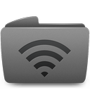 Folder Wi-Fi Icon 128x128 png