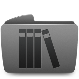 Folder Library Icon 256x256 png
