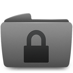 Folder Lock Icon 256x256 png