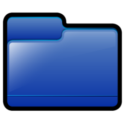 folder icon blue