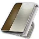 Folder Brown Silver 2 Icon