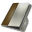 Folder Brown Silver Icon 32x32 png