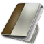 Folder Brown Silver 2 Icon 64x64 png