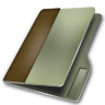 Folder Brown Green Icon 96x96 png
