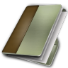 Folder Brown Green 2 Icon 96x96 png