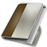 Folder Brown Silver 2 Icon 96x96 png
