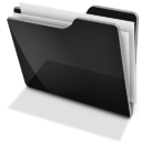 Folder Black 2 Icon 128x128 png