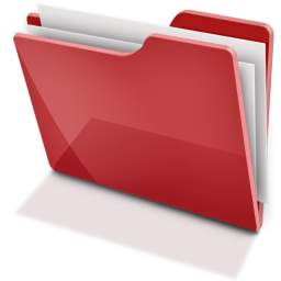 Folder Red 2 Icon 256x256 png