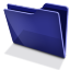 Folder Blue Icon 64x64 png