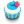 Ocean Cupcake Icon 24x24 png