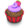 Berry Cupcake Icon 32x32 png