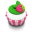 Vanilla Cupcake Icon 32x32 png