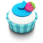 Ocean Cupcake Icon
