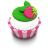 Vanilla Cupcake Icon 48x48 png