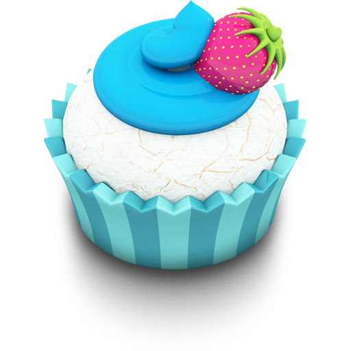 Ocean Cupcake Icon 512x512 png