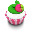 Vanilla Cupcake Icon 64x64 png