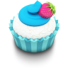 Ocean Cupcake Icon 96x96 png
