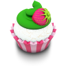 Vanilla Cupcake Icon 96x96 png