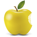 Yellow Apple Icon