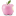 Pink Apple Icon 16x16 png