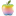 Rainbow Apple Icon 16x16 png