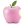 Pink Apple Icon 24x24 png