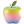 Rainbow Apple Icon 24x24 png
