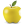 Yellow Apple Icon 24x24 png