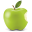 Green Apple Icon 32x32 png